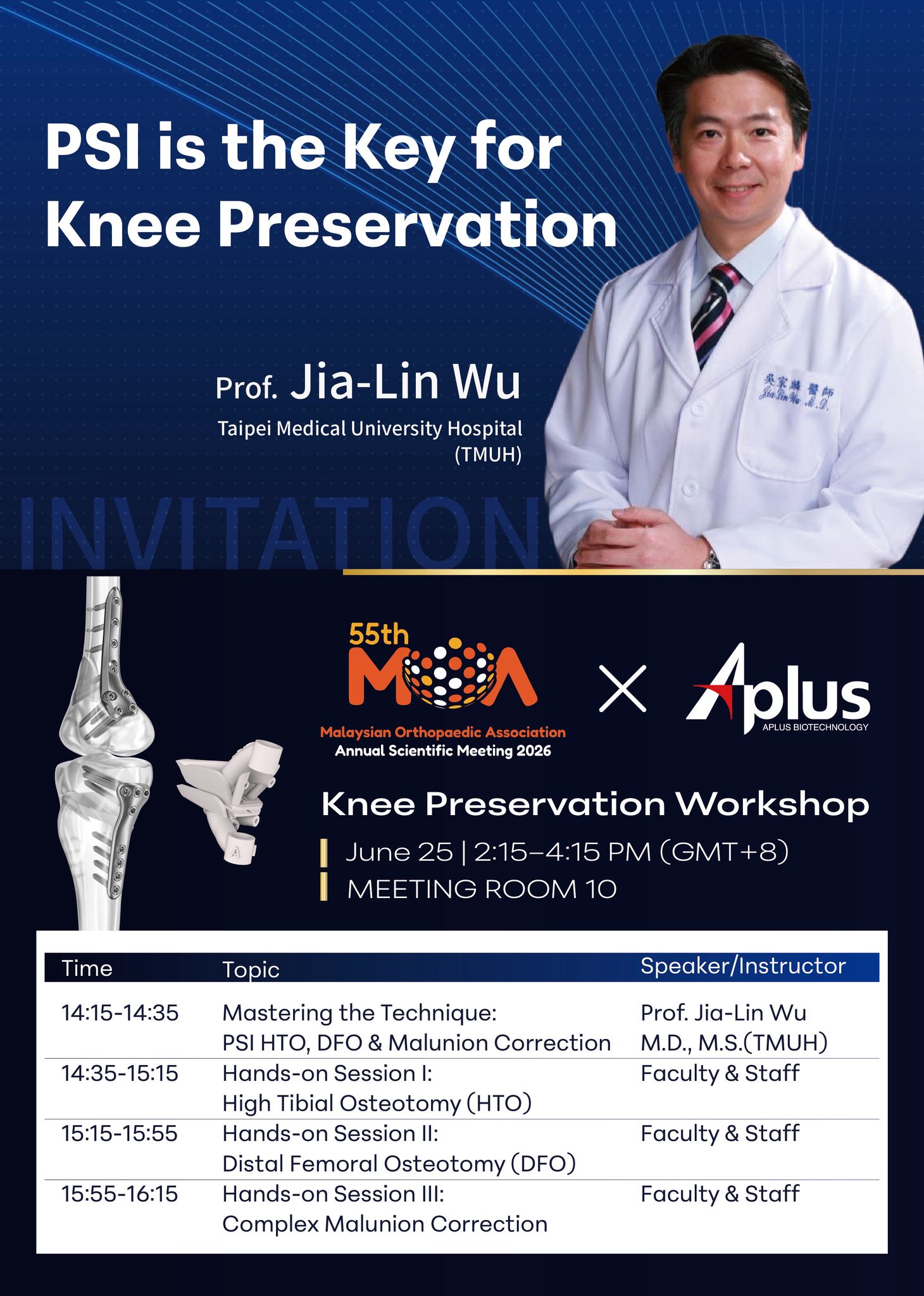 PSI is the Key for Knee Preservation