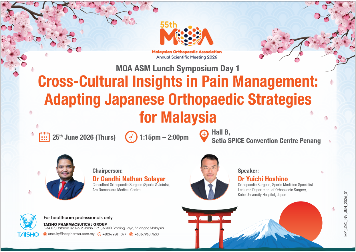 Cross-Cultural Insights in Pain Management: Adapting Japanese Orthopaedic Strategies for Malaysia